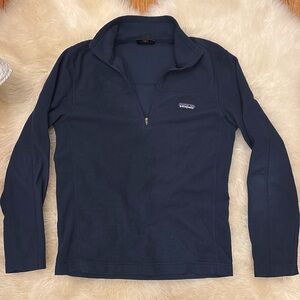 Men’s Patagonia blue fleece quarter zip